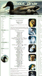 Mobile Screenshot of about-birds.net