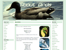 Tablet Screenshot of about-birds.net